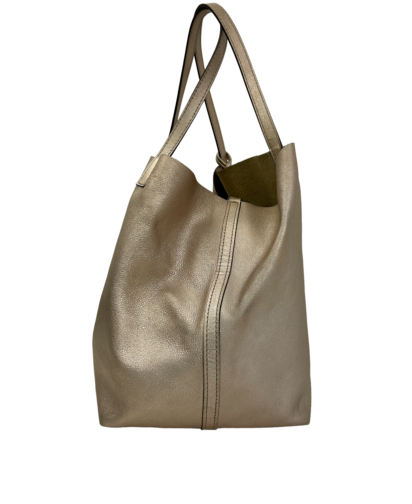 Matryuska, 290&euro;, Bolso, Oro, Animal - Piel, Vista lateral